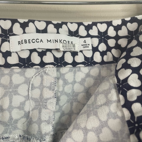 Rebecca Minkoff Navy and White Geometric Mini Skirt - Picture 6 of 9